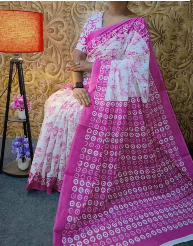 VK 4228 Imported Cotton Printed Daily Wear Sarees Wholesale Market In Surat